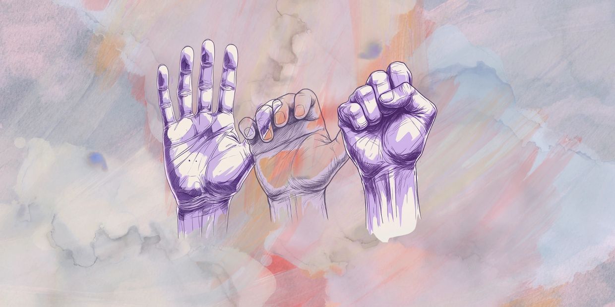 Hand line drawing design