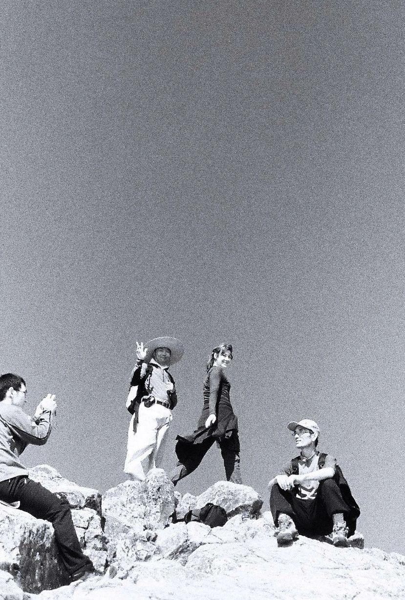 Kelly Jin on Gaya Mountain