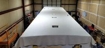 New Roof Membrane Being Installed