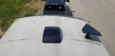 Roof Membrane Blown Off By Storms