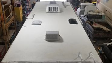 New RV Roof Membrane Installed