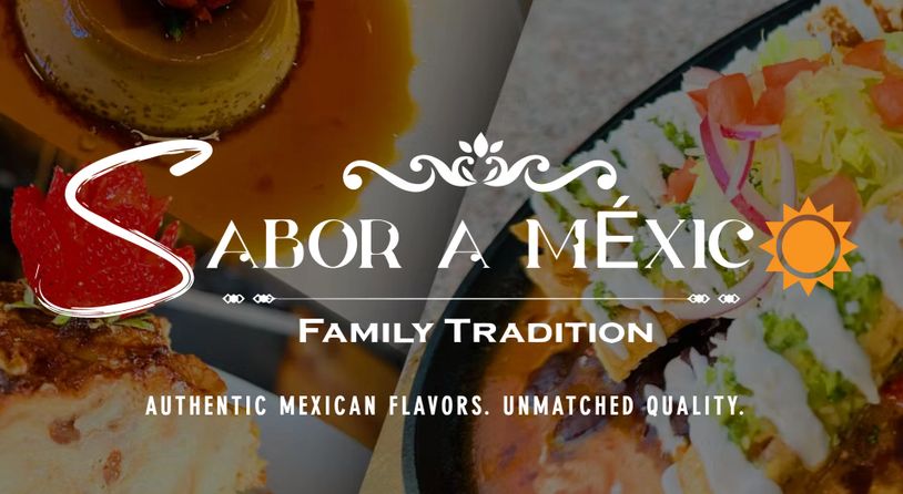 Sabor a mexico restaurant logo