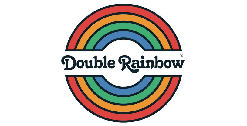 double rainbow ice cream logo