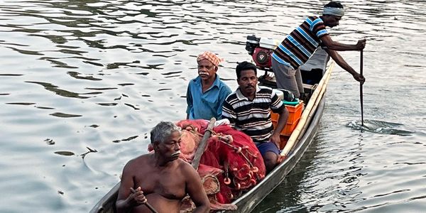 Fishing Boat India Motorcycle Touring