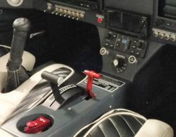 Hand Brake avoids landings with a passengers feet on the brakes.