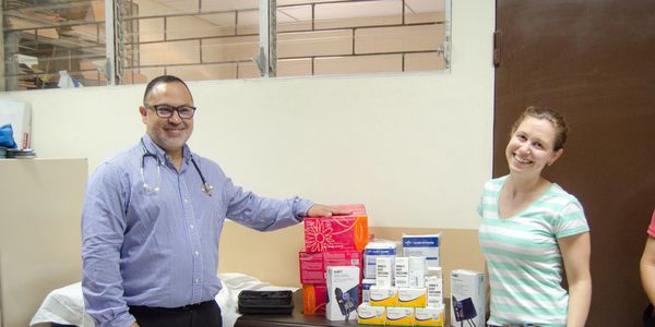 medical supplies donated to SJV clinic