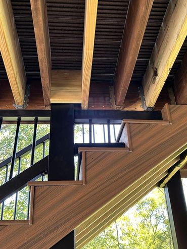 Composite deck built to resist fading and reduce long-term maintenance.