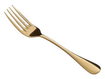 gold fork