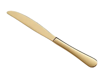 gold dinner Knife