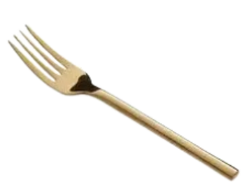 gold fork