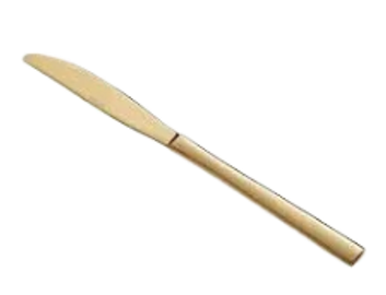gold dinner knife