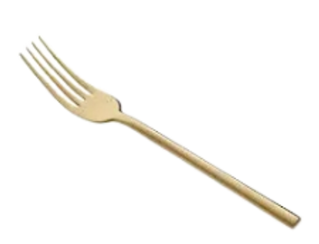 gold fork