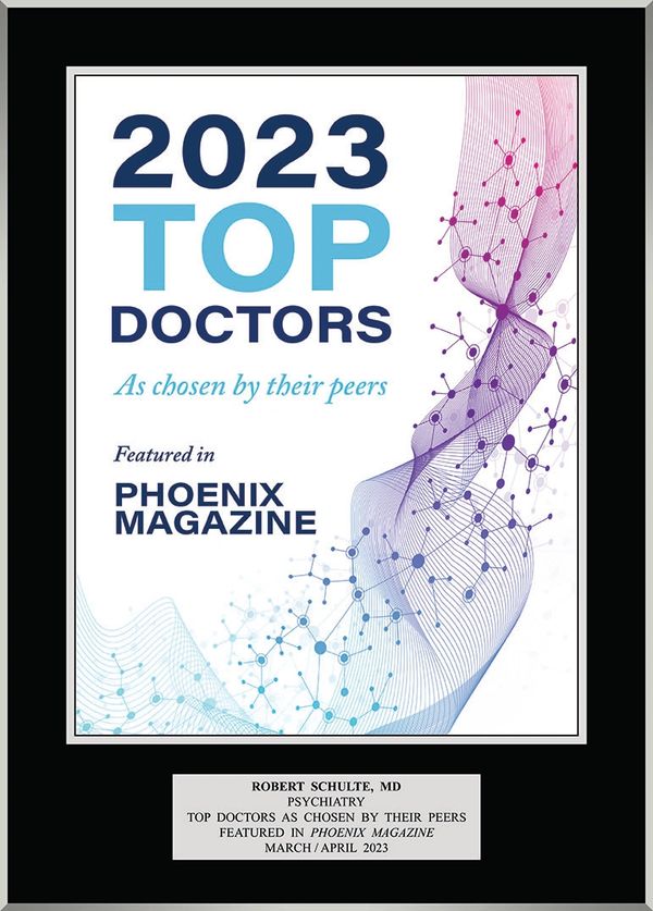 Phoenix Magzine voted Top Doctors of 2023 Robert Schulte, MD