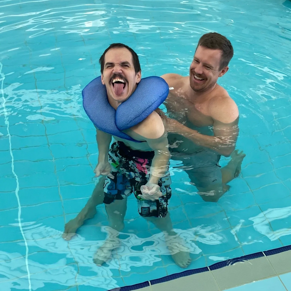 Hydrotherapy session for NDIS participant