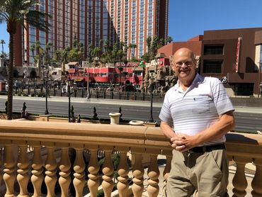 Taking a break at a funeral convention