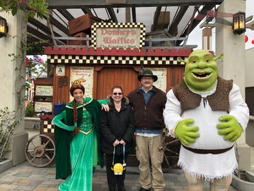 Dale & Wendy with Shrek & Fiona