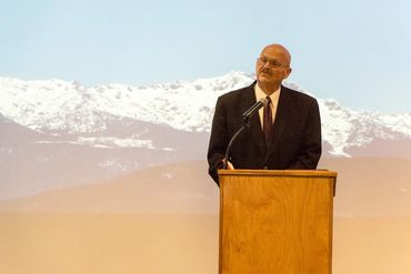 Comfortable with a microphone