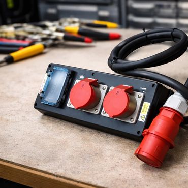 Bespoke distribution units from Ceenorm's project team - options including portable rubber distribut