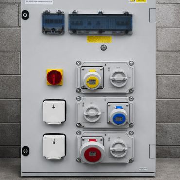 Bespoke distribution units from Ceenorm's project team - options include steel enclosures