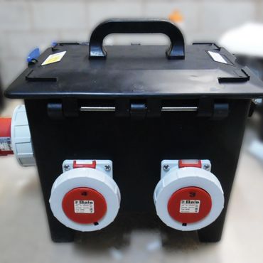 Bespoke distribution units from Ceenorm's project team - rubber, portable distribution box