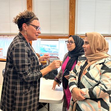 teaching refugees
