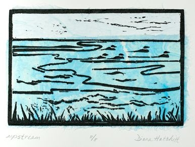 Minnesota Printmaker Artist Upstream