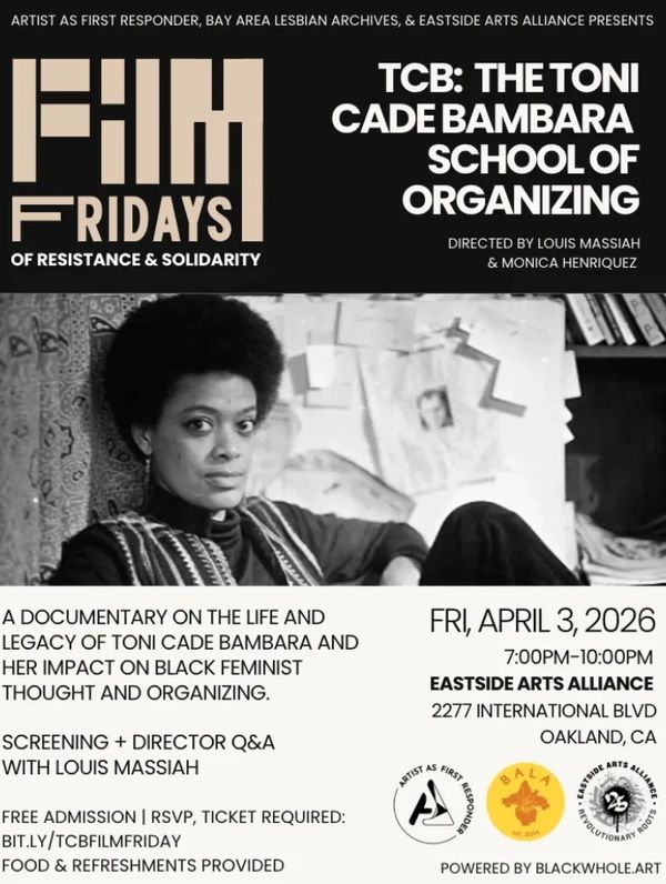 Film Fridays presents a documentary on Toni Cade Bambara's legacy in Black feminist thought and organizing.