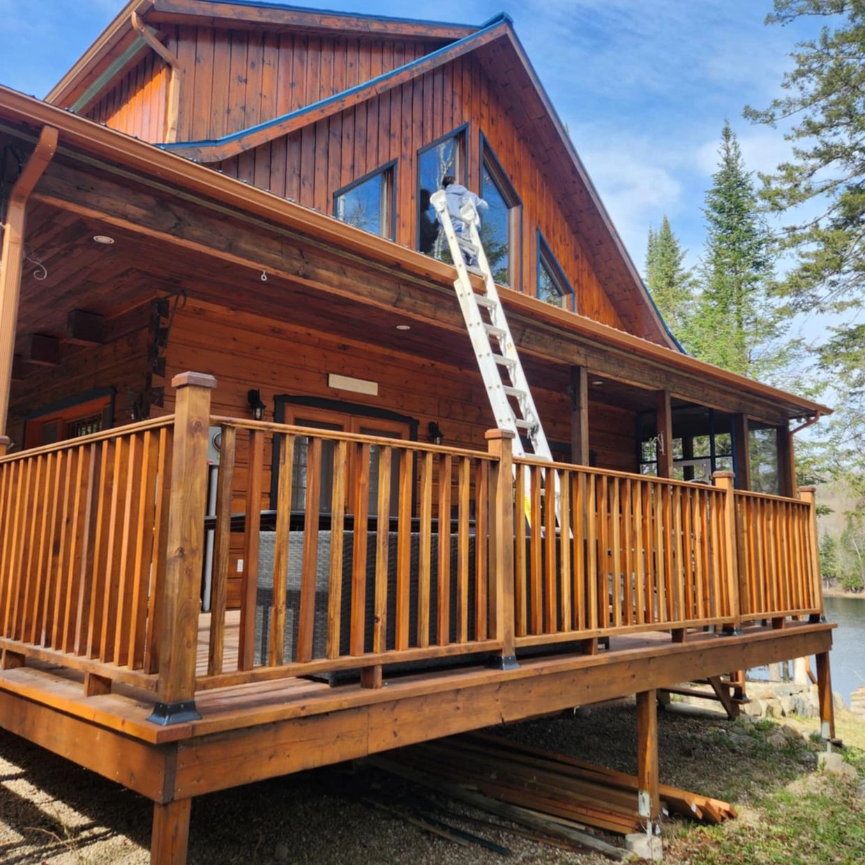 Chalet Réalisation Cetol.