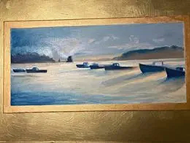 Cohasset Harbor, just after sunrise