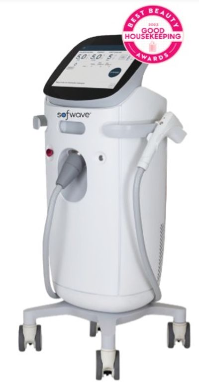 Sofwave ultrasound skin tightening device used for non-invasive treatments at Politi Eyecare & Aesth