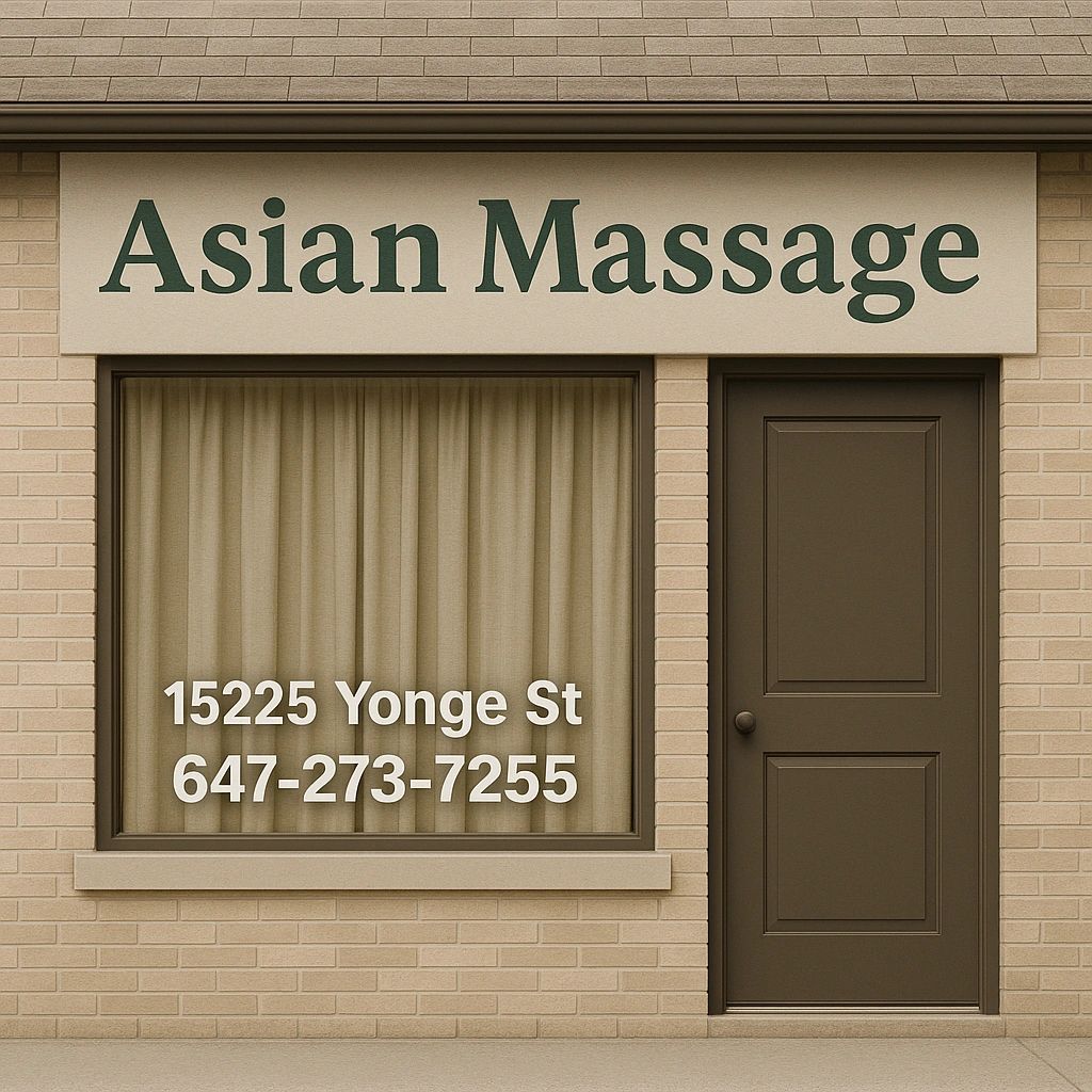 Typical store front Asian massage establishment.