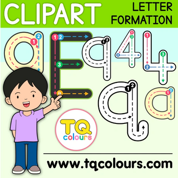 Free Clipart - Letter Formation- Tracing Letters - Learn to Write Pre School for Kids