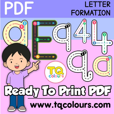 Free PDF - Letter Formation- Tracing Letters - Learn to Write Pre School for Kids