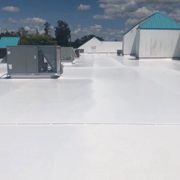 Commercial roof wash