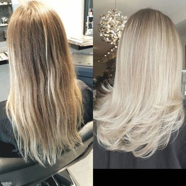 natural blonde highlights