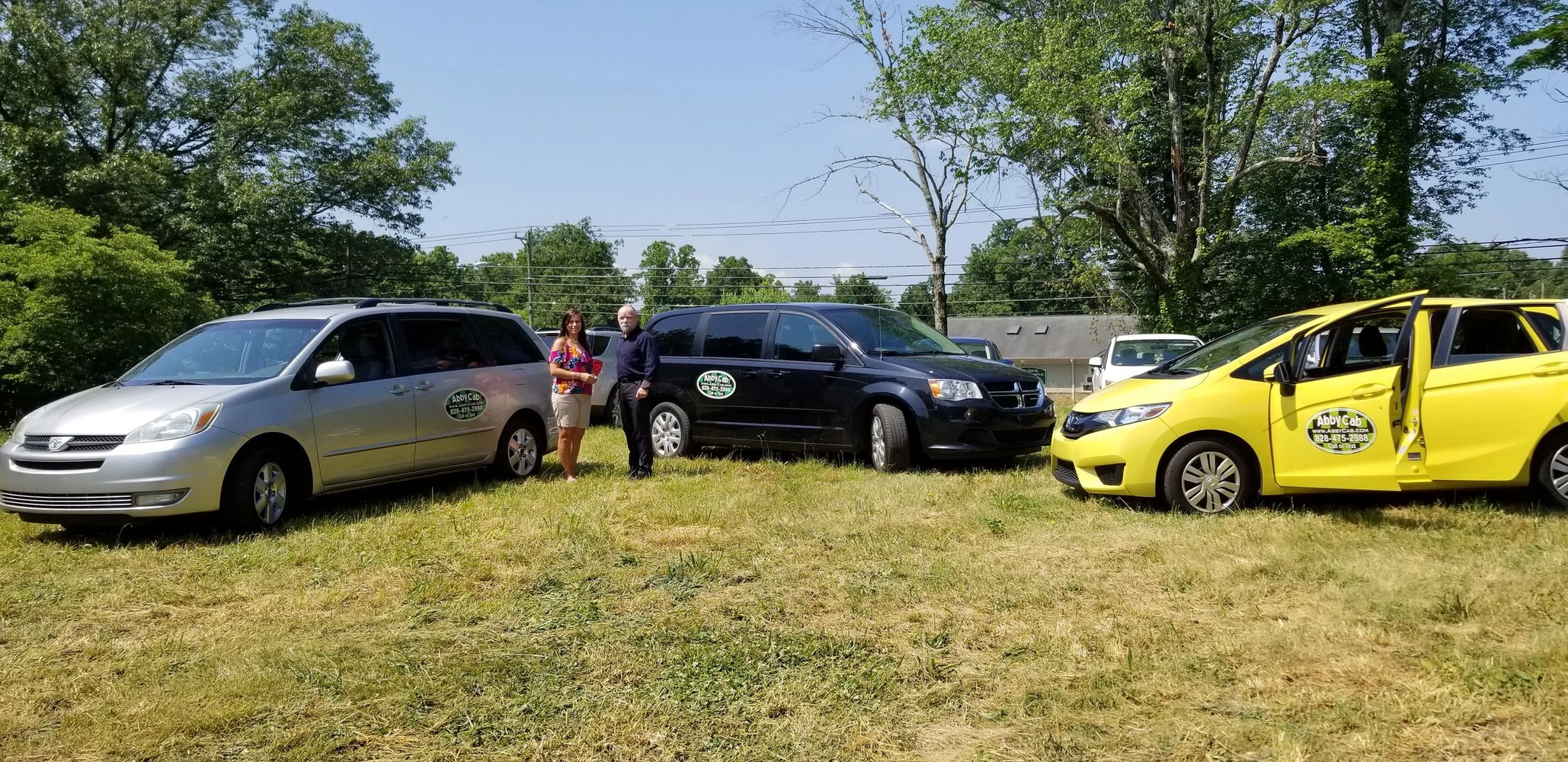 Vans, Cars, Open Field