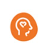 Physical and emotional health icon