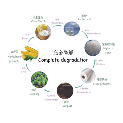 PLA spunbond nonwoven