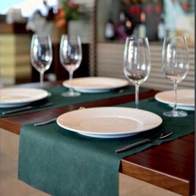 Eco - friendly Nonwoven Tablecloth in Use - A Green and Stylish Choice