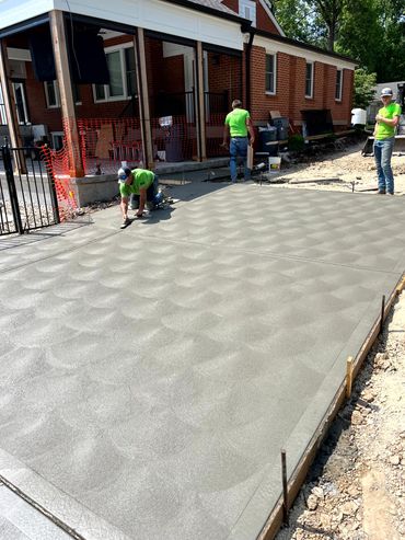 Concrete paving
