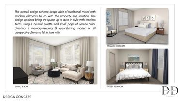 Model apartment multifamily design board interior design by Design by DuBois