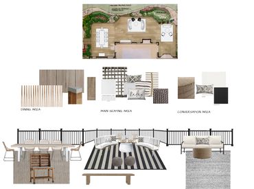 interior design board, mood board, interior design Atlanta, outdoor interior design