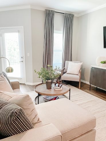 multi-family interior design model apartment, multifamily, model home merchandising