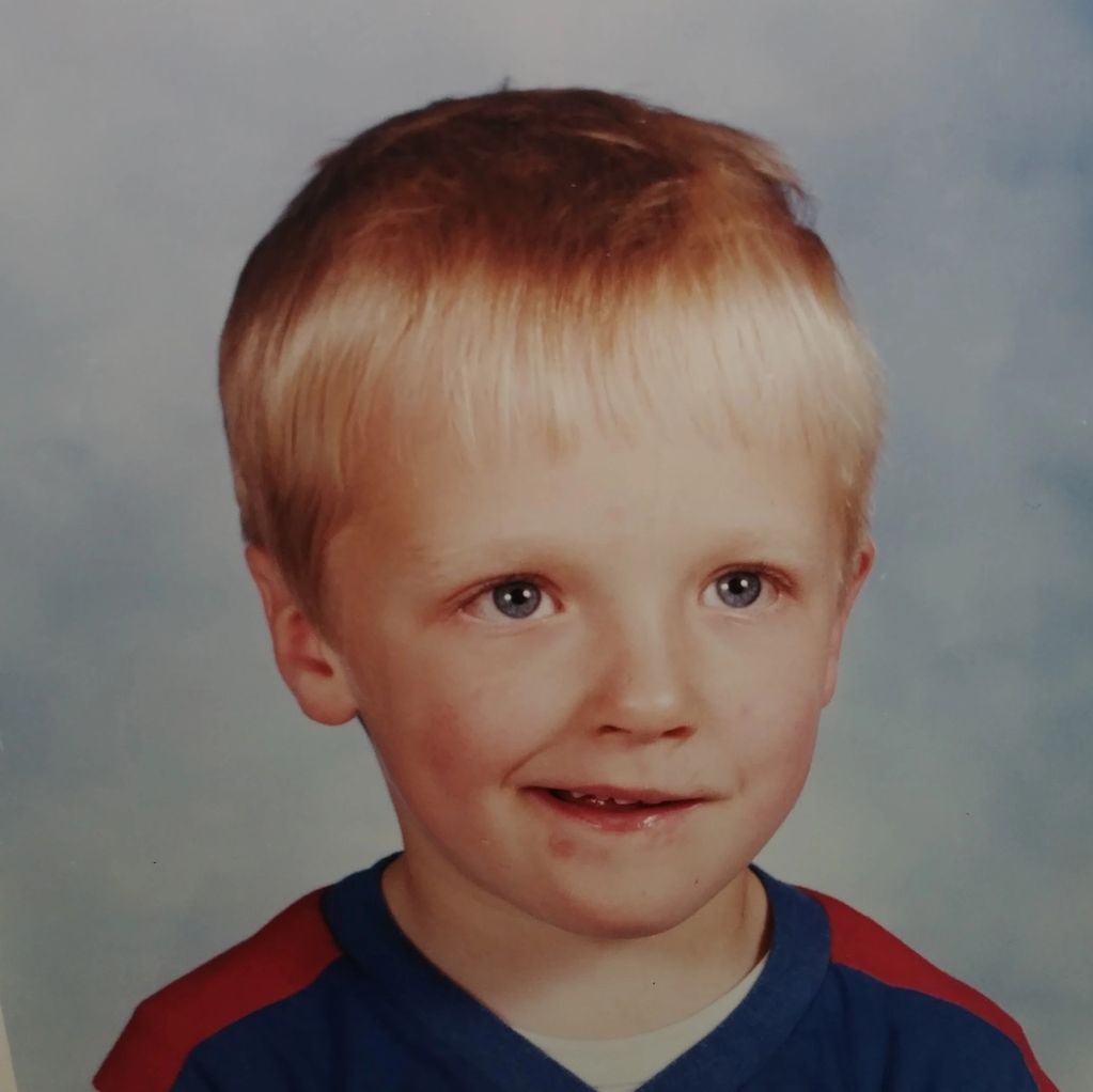Wes' early school photo