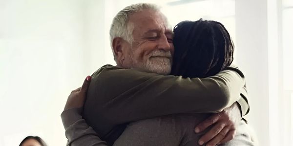 people hugging each other