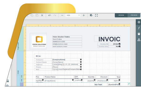 K2 Smart Form Report Designer Controls