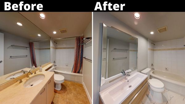 Vancouver Property Quick Renovation Bathroom