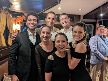 group of people smiling