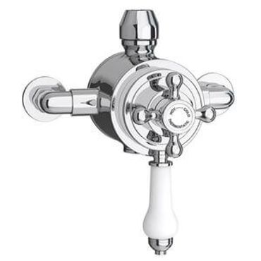 Trafalgar Traditional Dual Exposed Thermostatic Shower Valve