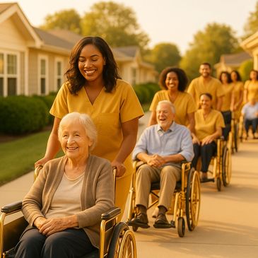 Bringing joy, dignity, and support to seniors through compassionate, community-centered care.